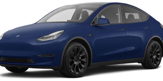 TESLA MODEL Y 2021 5YJYGDED9MF112742 image